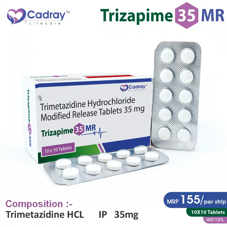 Trimetazidine Hydrochloride 35mg Tablet | Best Price for PCD Pharma Franchise in Cardiovascular Care